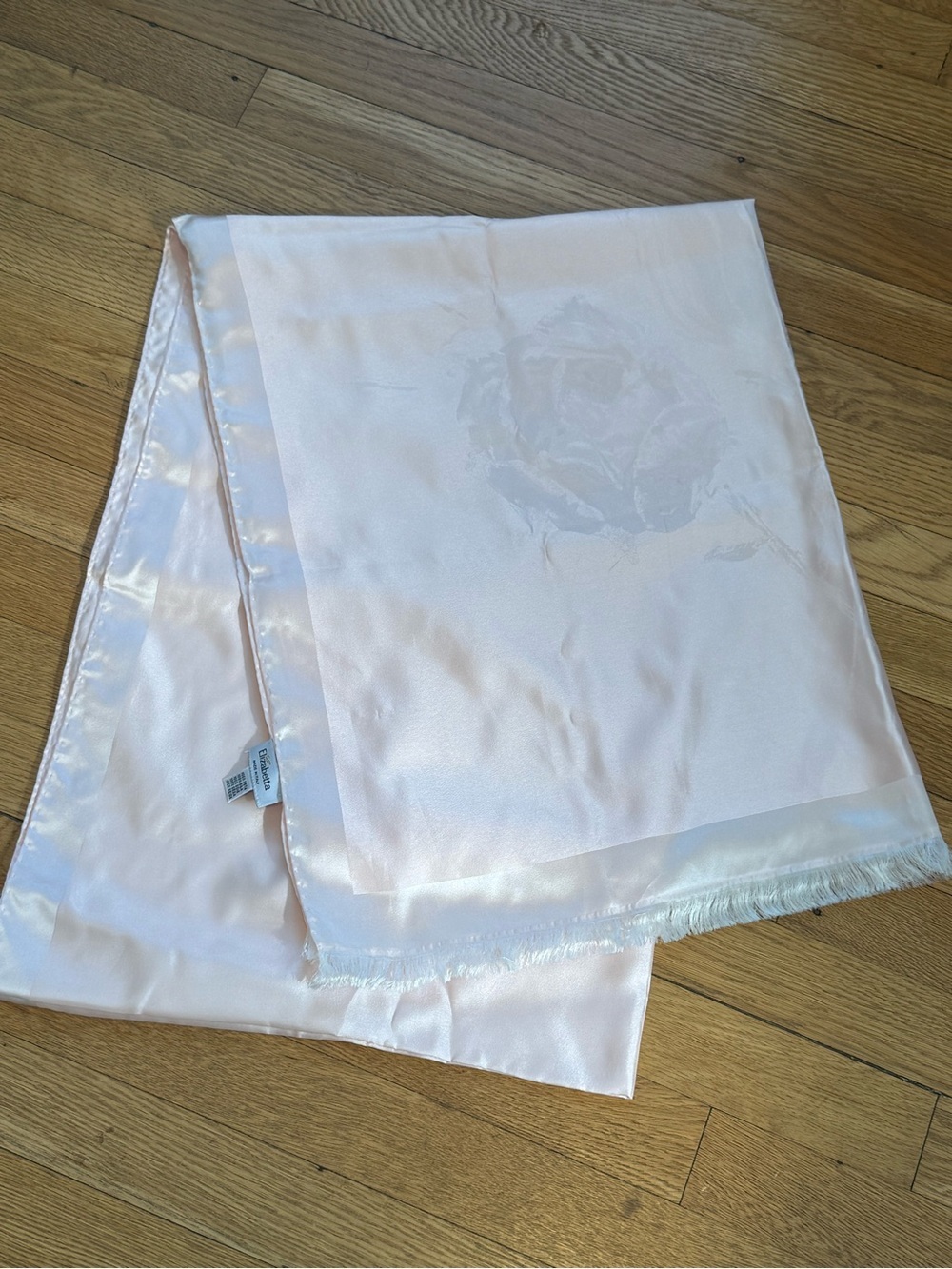 Elizabetta Silk Scarf Made In Italy Pink Floral